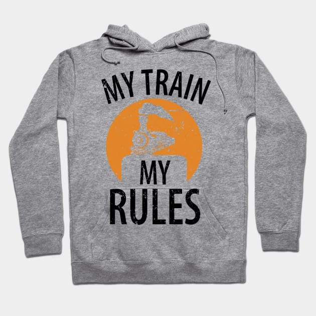 train railwayman trains driver Hoodie by Johnny_Sk3tch